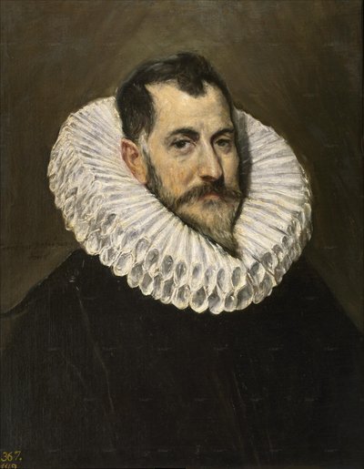 Porträt eines unbekannten Ritters von El Greco